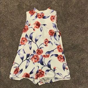 Free People Floral Romper